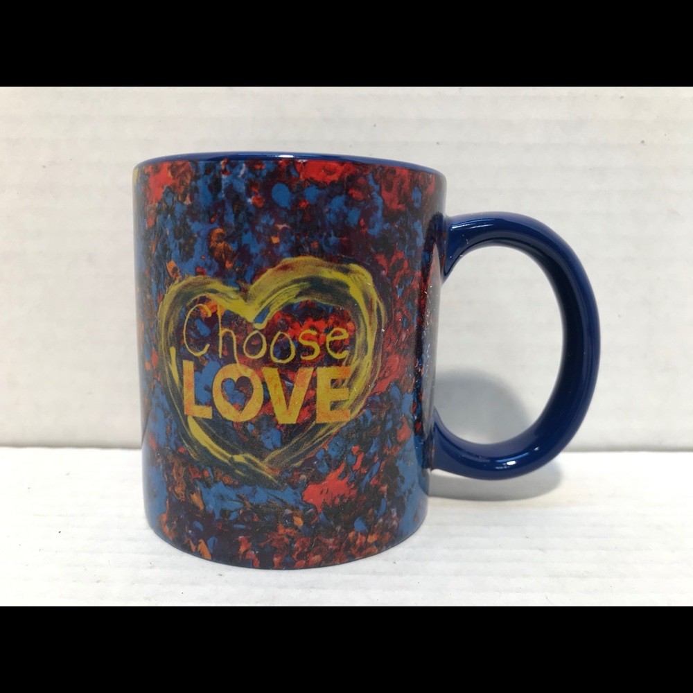 Penzeys CHOOSE LOVE Coffee cup